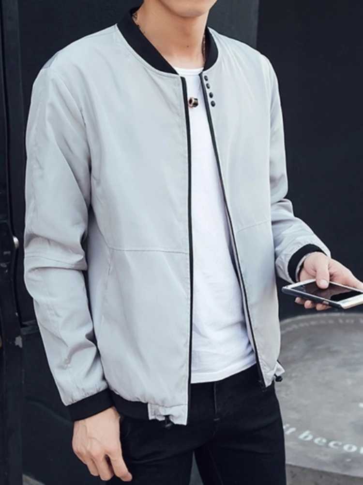 Mens Fashion Jacket Spring New Casual Jacket Zipper Jacket Bomber Jacket Mens Jacket W241111