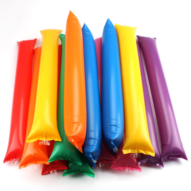Colorful Cheering Sticks Cheerleaders Refueling Stick Cheer Long Strip Balloons Party Music Festival Concert Props Noise Maker
