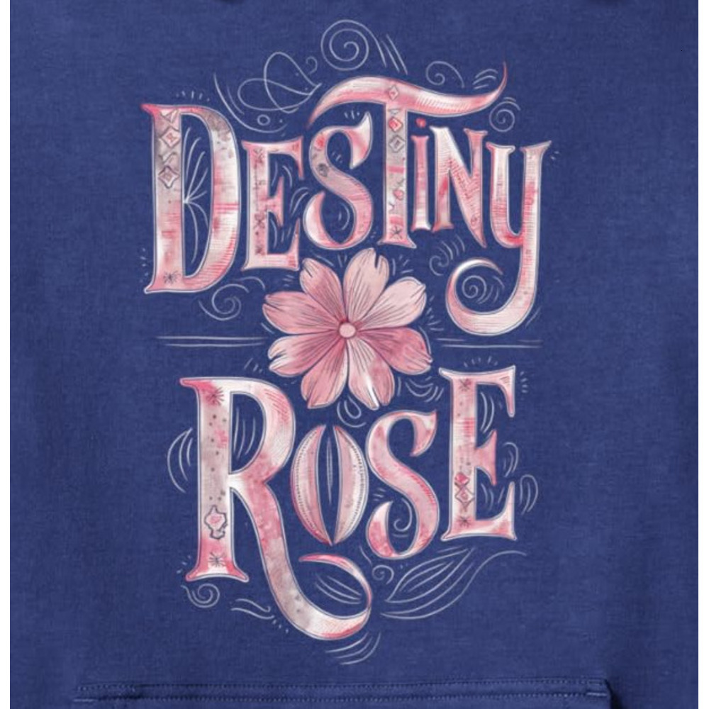 Hoodie for Mens Womens Rose Flower Floral Pink Pretty Design for Women Girls Pullover Hoodie Graphic Hoodies sweatshirt