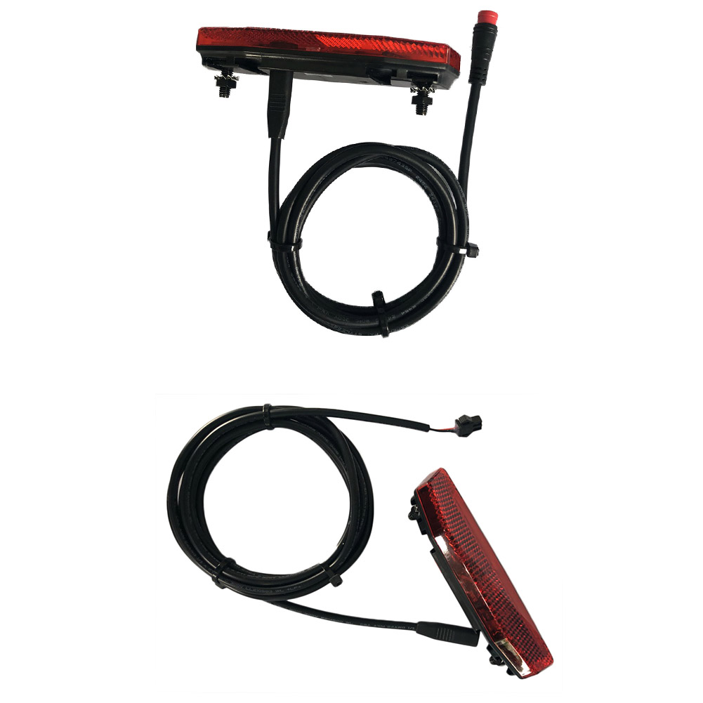 36V/48V Ebike Taillight Rear Light Tail Light LED Safety Warning Rear Lamp For Escooter Electric Bike Light Bicycle Accessories