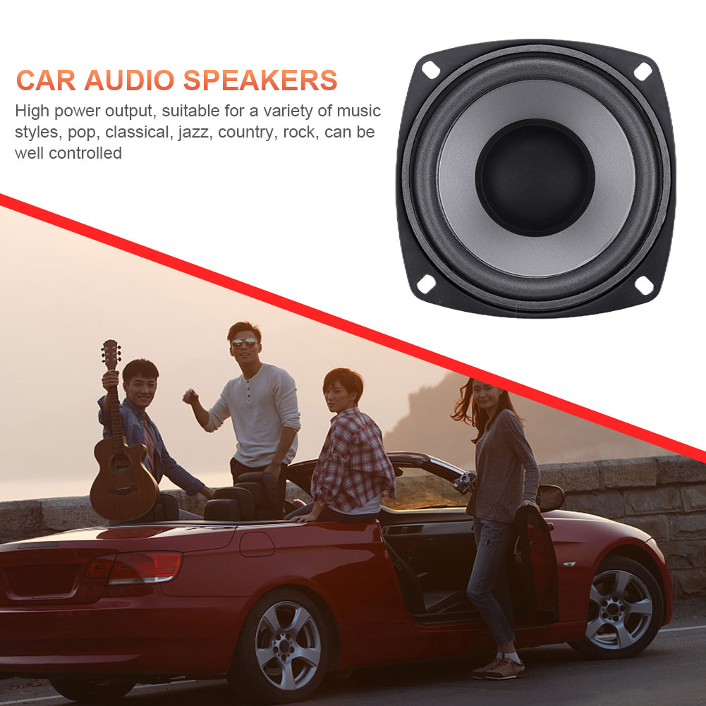 4/5/6 Inch Auto Audio Full Range Frequency Subwoofer Speakers 400W 500W 600W Car Subwoofer Stereo for Vehicle Automobile