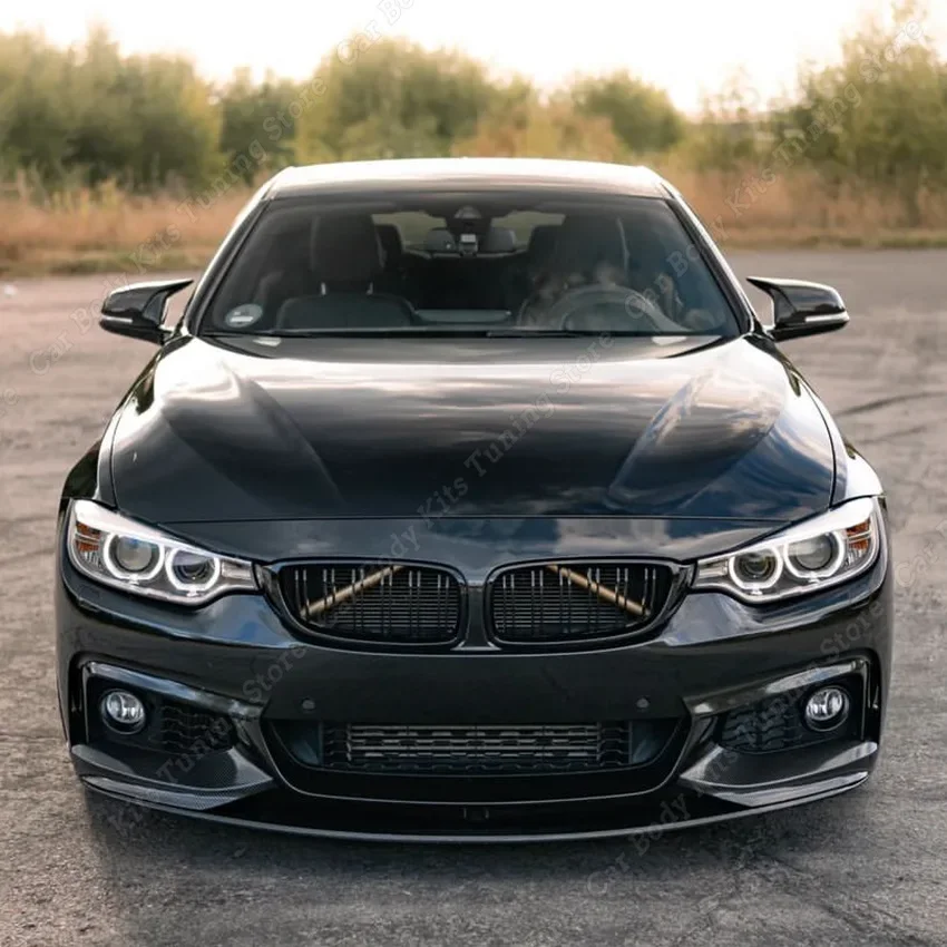 For BMW 4 Series F32 F33 F36 Front Bumper Lip Spoiler Fog Lamp Grille Trim Cover Side Splitters 420i 430i 2013-2021 M-Sport