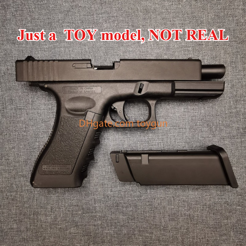 G17 Soft Bullet Pistol Manual Toy Gun Foam Dart Blaster Toy Realistic Shooting Model Armas Pneumatic Gun For Adults Boys Outdoor Game