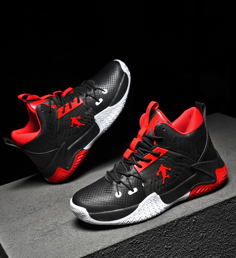 TopFight High Top Basketball Sneakers Non-Slip Gym Training Sports Shoes Comfortable Super Elastic Sports Shoes