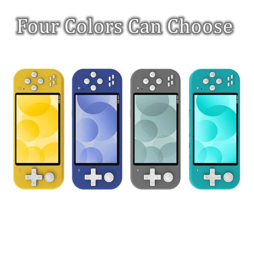 Portable Game Players X20 mini 4.3 inch I screen Handheld Portable Game Console 32GB 8GB 5000 games for 8/16/32 bit Arcade Video games child gift z241