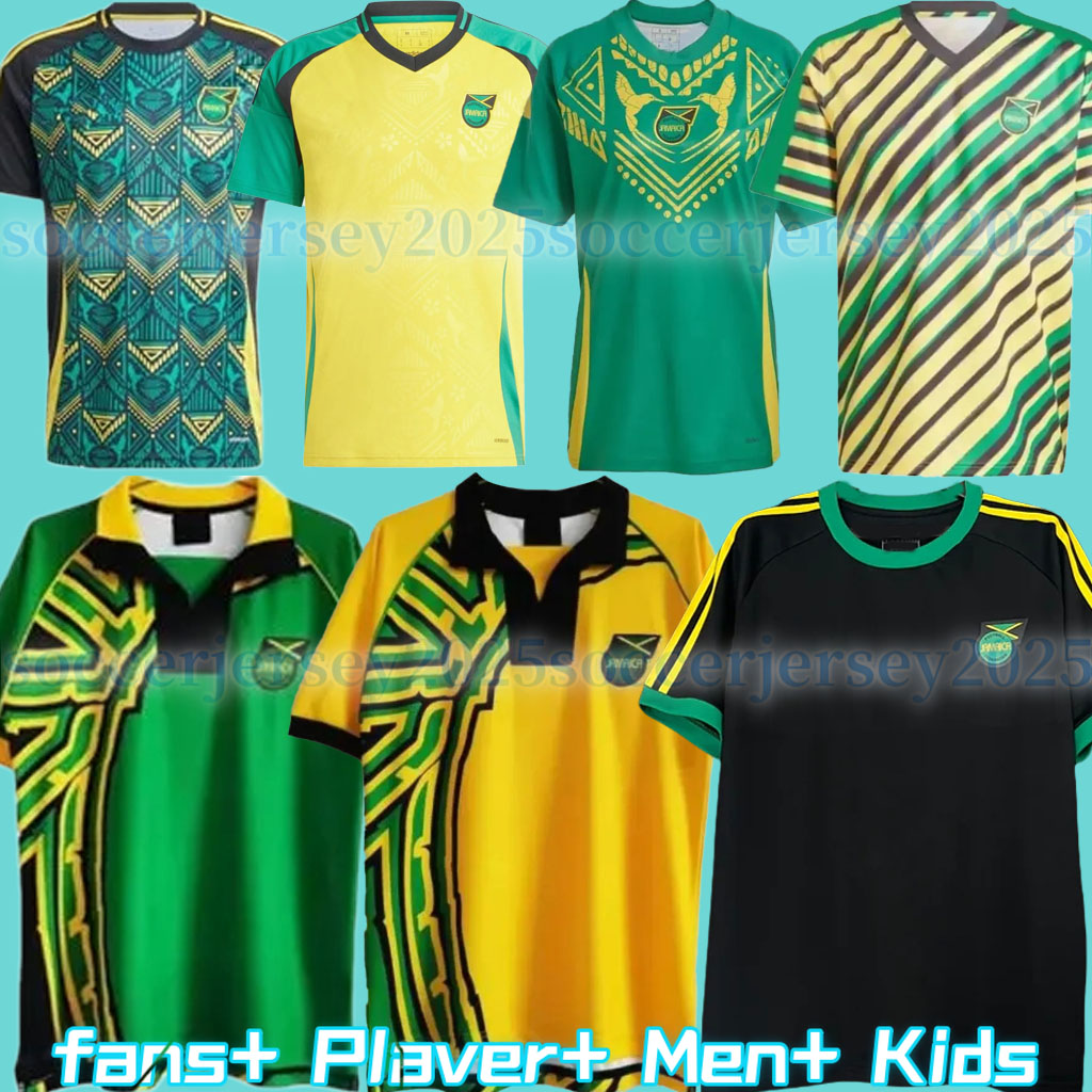 2024 Jamaica soccer jerseys 1998 home away retro football shirt EARLE WHITMORE DAWES SINCLAIR ANTONIO NICHOLSON Training suit uniforms 23 24 25 Pre-match T-Shirt