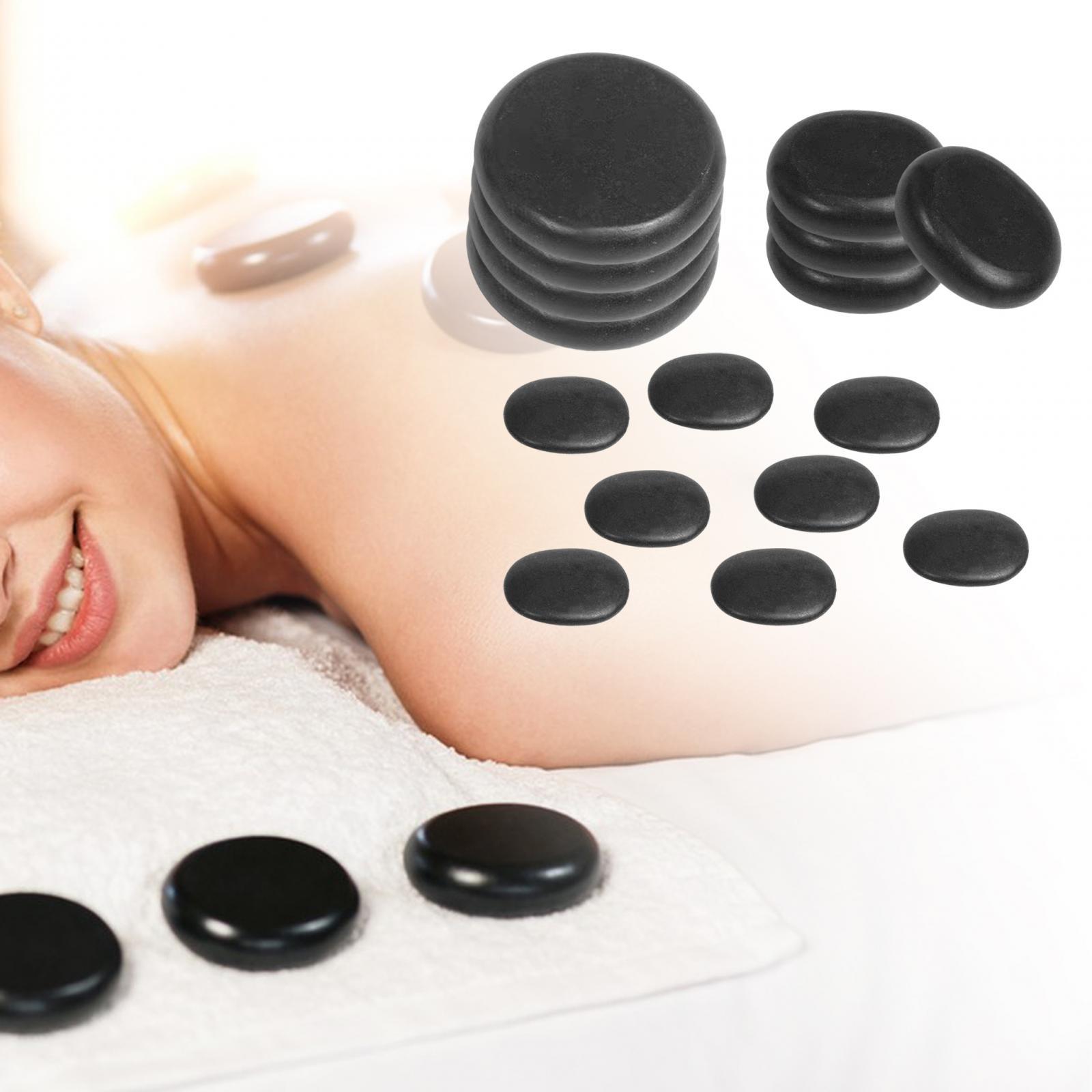 16 Pieces Hot Stone Massage Set SPA Stones Professional Multifunctional Heated Warmer Rocks