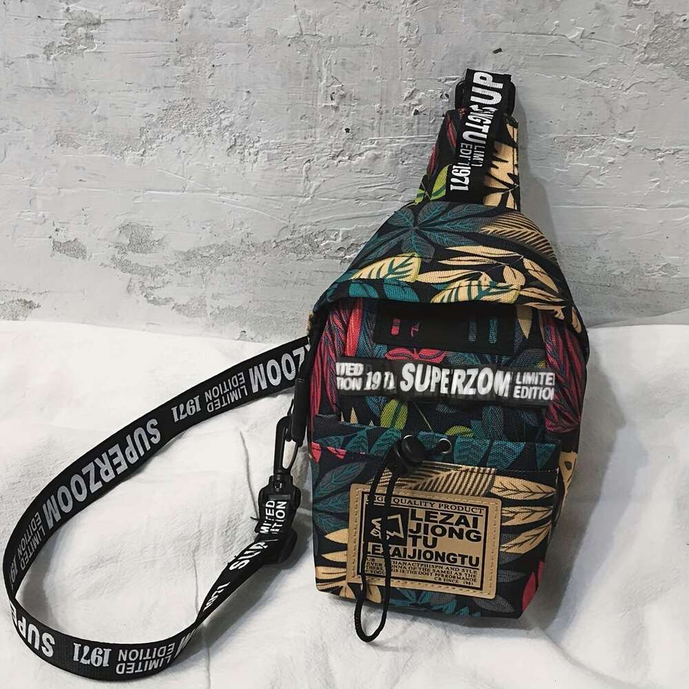 Fashion 1pc Stylish Mini Letter Sg Bag Anti-Theft, Lightweight, Adjustable Strap, Polyester Travel Fanny Pack Men - Perfect for Work, Sport, Holiday, 