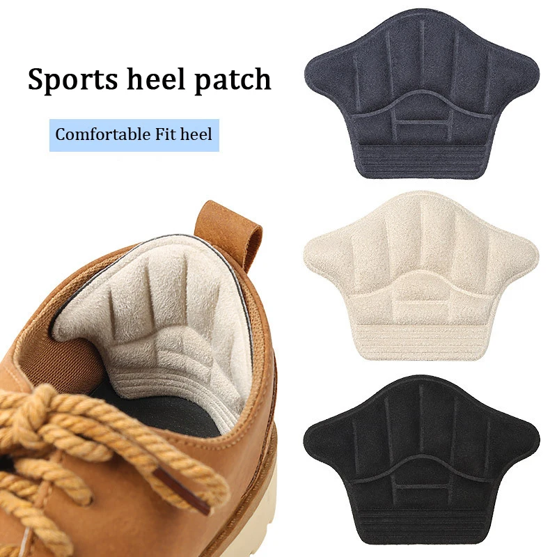 New Insoles for Sport Shoes Protector Heels Sticker Sneakers Adjust Size Heel Liner Grips Pain Relief Patch Foot Care Inserts