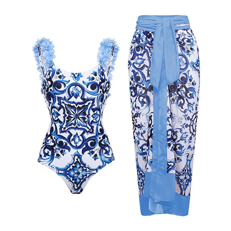 Top Vintage Women Swimwear One Piece Swimsuit Luxury Bikini Backless Beach Dress Designer Bathing Suit Summer Surf Wear Beachwear