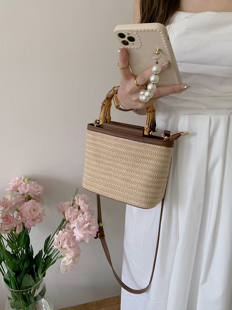 Handbags: Designer Straw Handbags Summer, Lightweight Shoulder Bag, Versatile Woven Tote for Women, Ideal Beach & Everyday Use