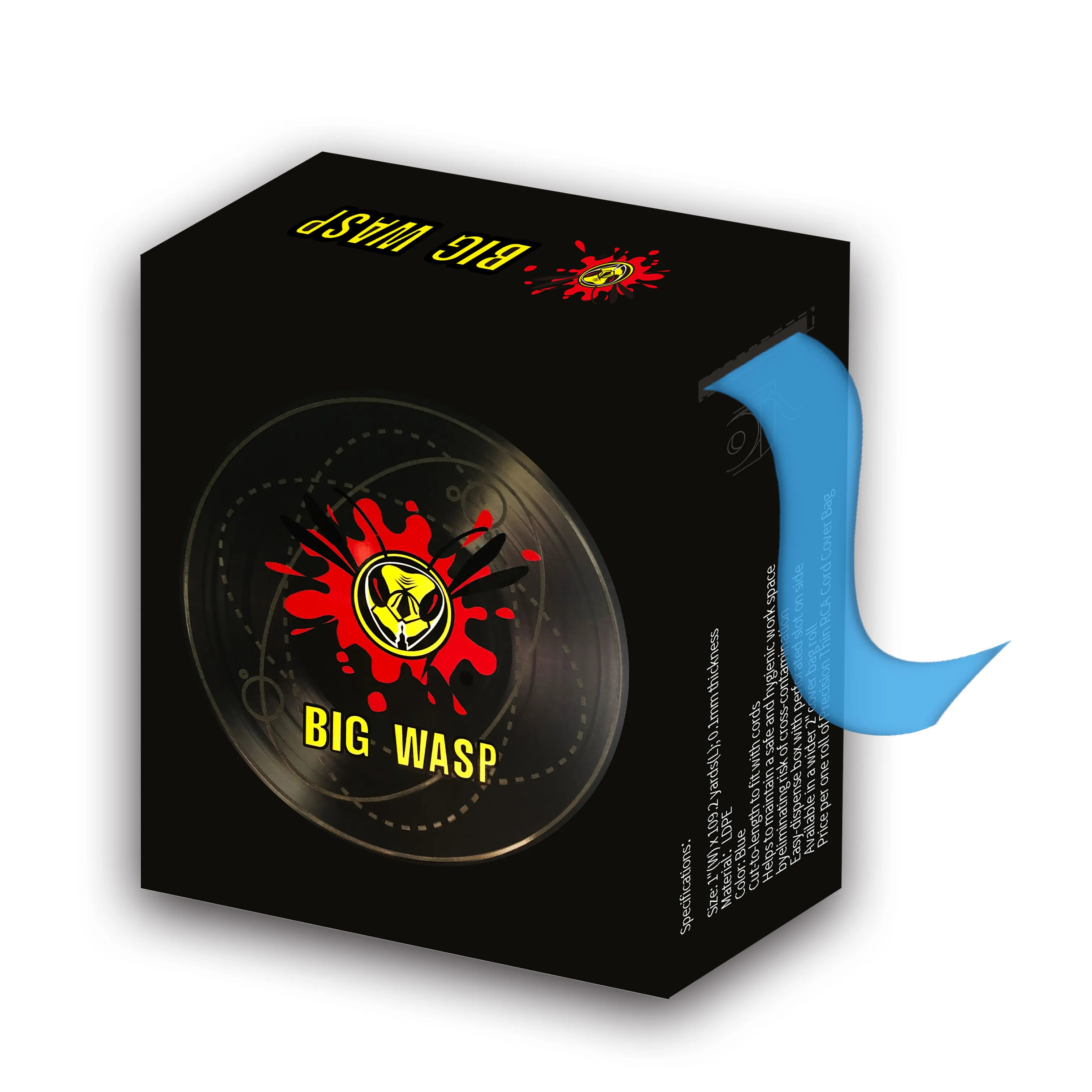 BIGWASP 10000cm Protective Sleeve Protect Preserve Tattoo Pen Bag Cartridge PMU Tattoo Machine Clip Cord Tattoo Supplies Covers
