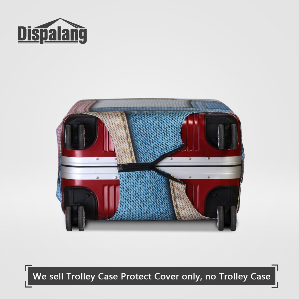 Elastic Stretch Lage Protective Cover Geometric Dia Pattern Suitcase Covers Men Dustproof Trolley Case Travel Accessories c5b44