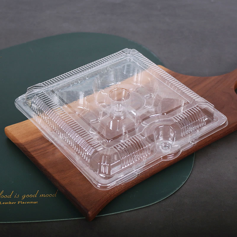 Eco-Friendly Translucent Egg Tart Storage Bins with Vacuum Seal Technology for Individual Pieces (2-4-6 Options)
