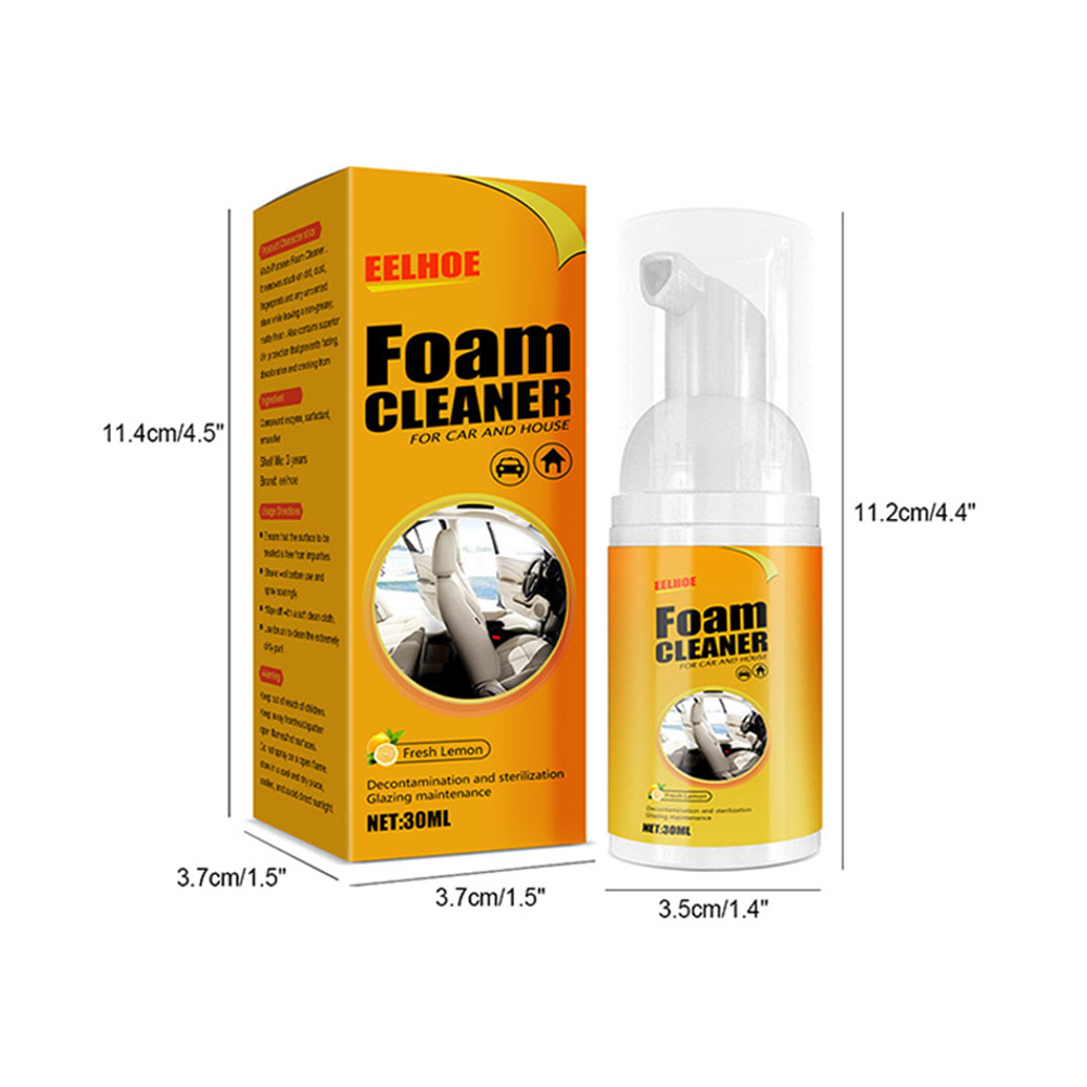30/100ml Multi-Purpose Foam Cleaner Cleaning Tool Car Interior Home Cleaning Foam Cleaner Spray Automobiles Parts