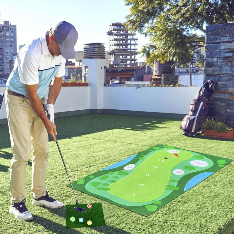 Indoor Casual Golf Game Set Golf Putting Royale Golf Game Hitting Mats New Mini Casual Suitable for Indoor Outdoor Game