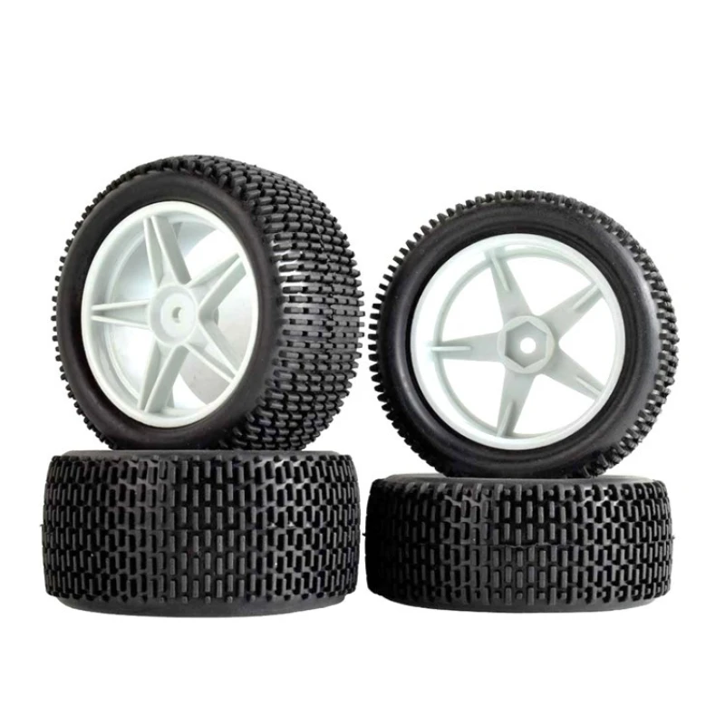 4Pcs 85mm Tires Wheel Tyre for Wltoys 144001-02 124019 104001 RC Car Upgrade Parts 1/10 1/12 1/14 Scale Off Road By