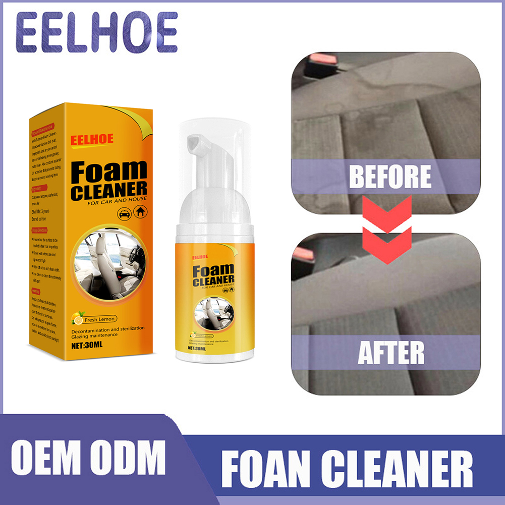 30/100ml Multi-Purpose Foam Cleaner Cleaning Tool Car Interior Home Cleaning Foam Cleaner Spray Automobiles Parts