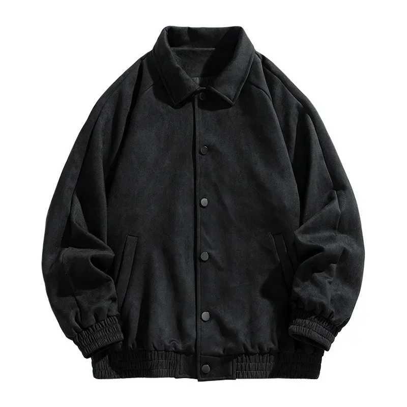 2024 New Super Size Pilot Jacket Fashion Casual Suede Collar Lining Ultra Thin High Quality Mens Spring/Summer Loose Work Clothes W241111