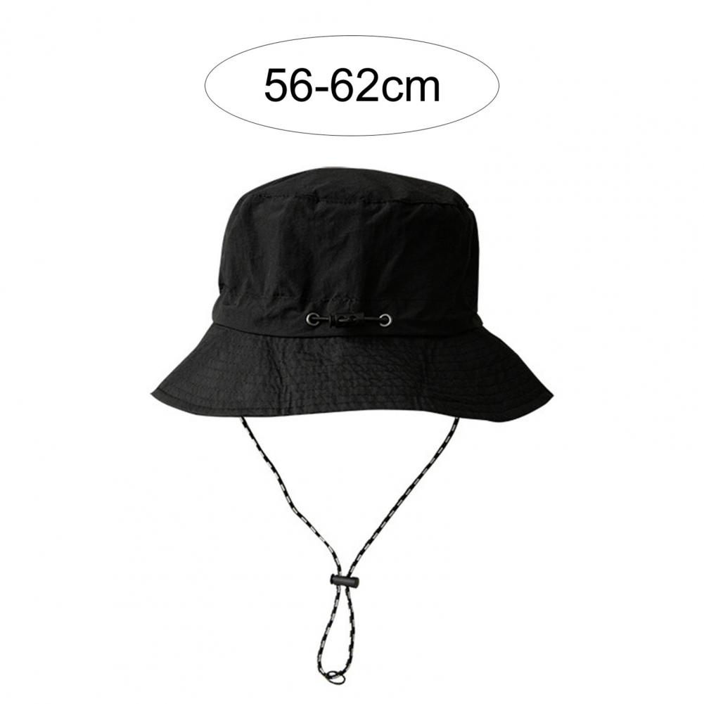 Women Men Fisherman Hat Flat Top Round Men Bucket Hat Sunscreen Breathable Waterproof Foldable Easy Storage Bucket Hat Headwear