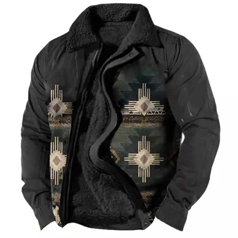 2022 Mens Casual Zipper Loose Trend Brown Cotton Youth Jacket Thick Side Seam Insertion Mens Jacket Bomber Jacket W241111