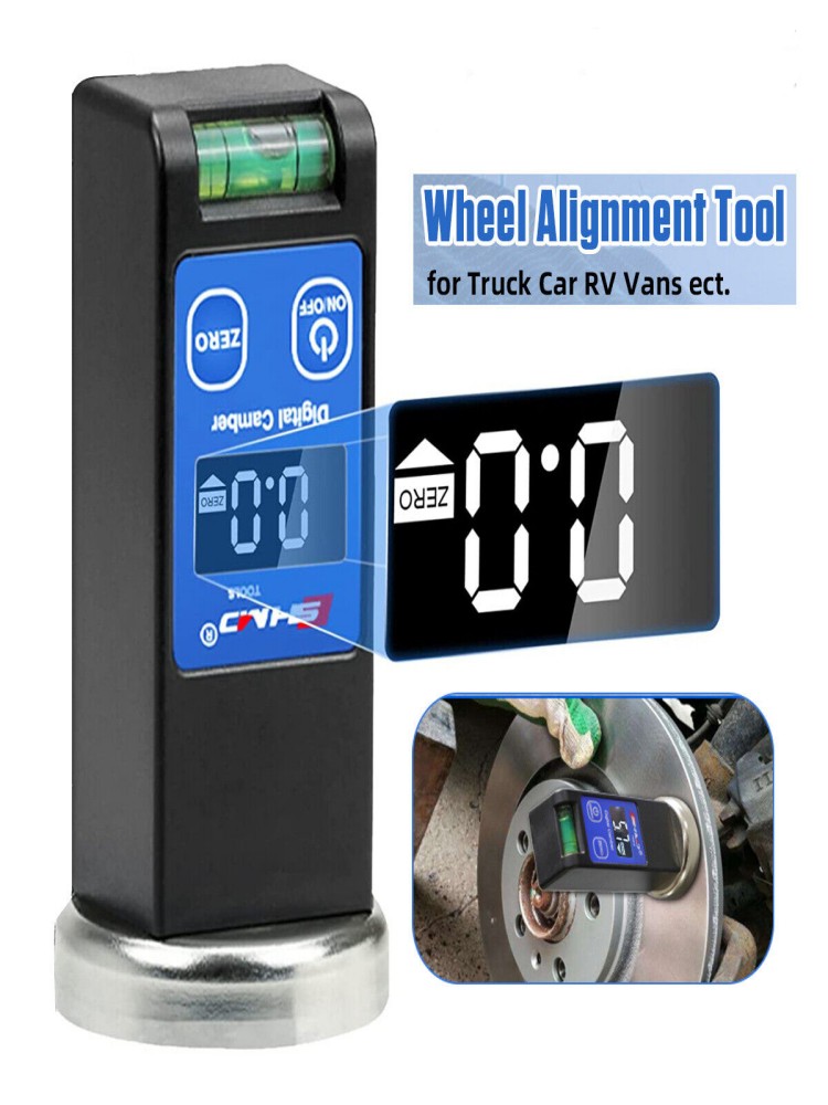 Car Four Level Meter Digital Electronic Wheel Alignment Balance Aligner Positioner Camber Castor Strut Truck