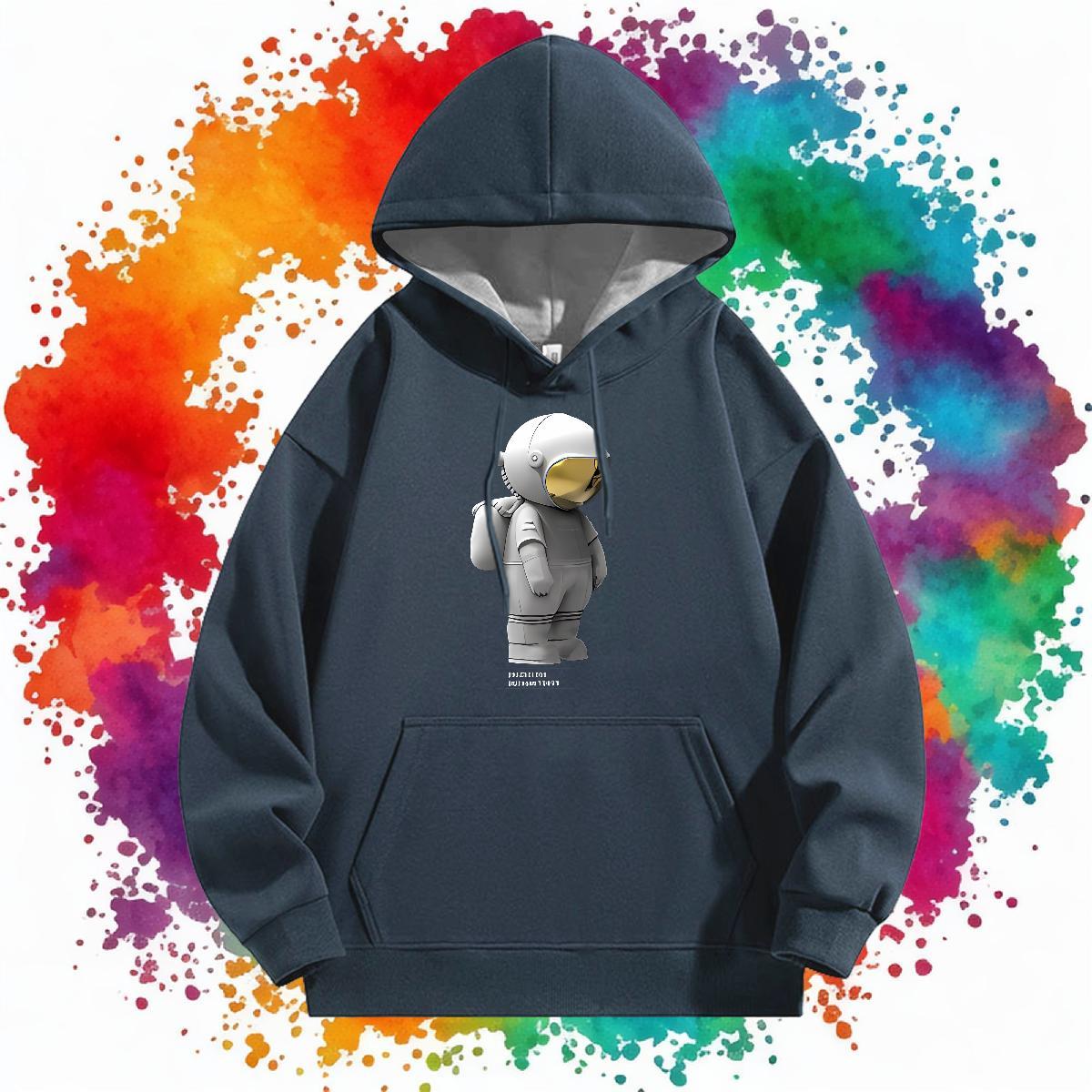 2024 Designer Men Hoodie Breathable Hooded Collar Loose Fit Hoodie for Man Woman Anime Oversized US Size Tops Hoodie Sports Casual Thick Plush