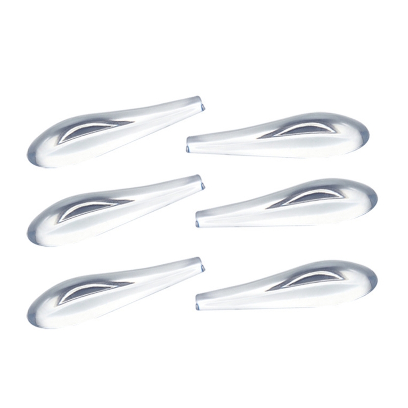 P9JC 6Pcs Universal Front Bumper Lip Splitter Exterior Acrylic Fins Spoiler Stickers for Car Body Auto Anti-Collision