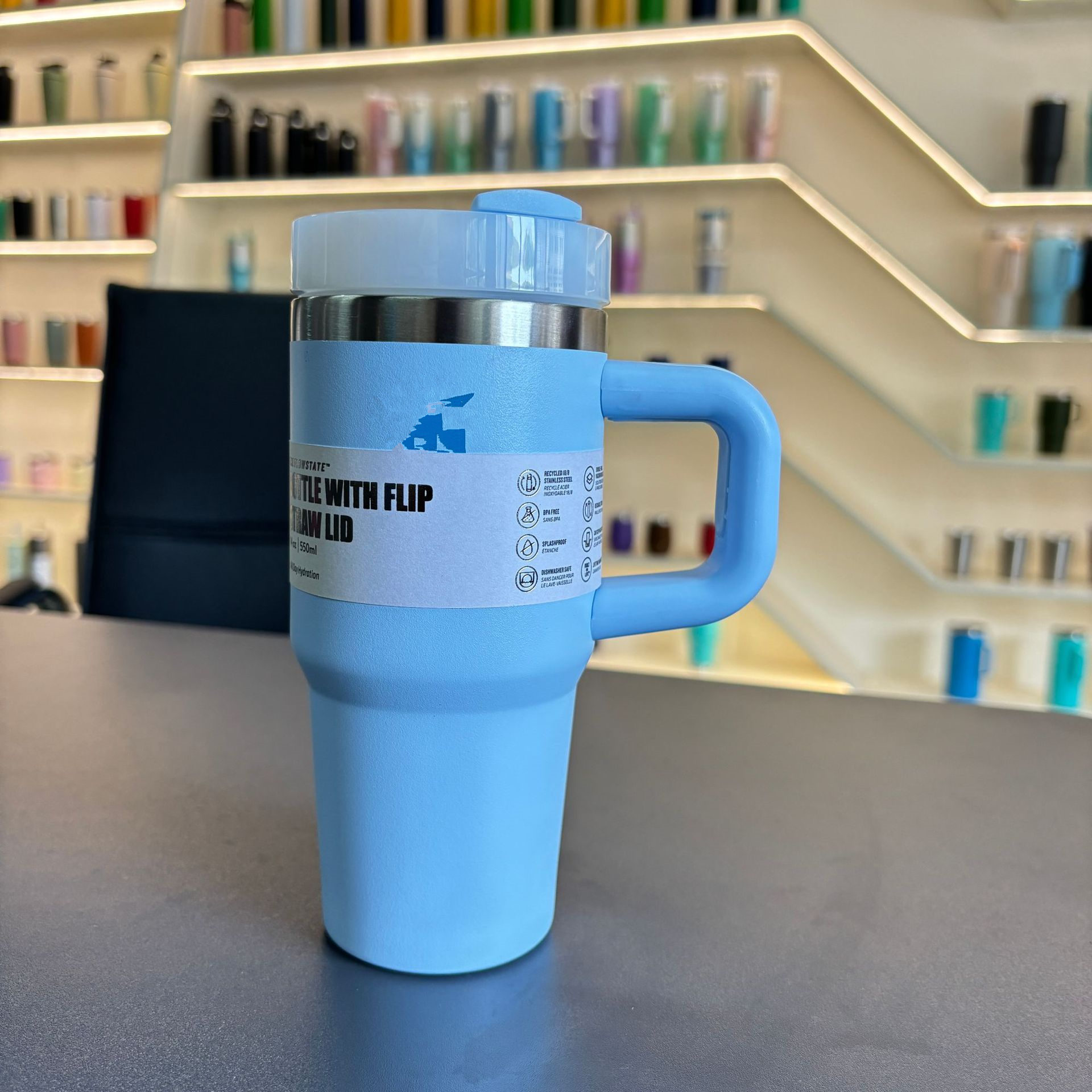 14oz TUMBLER Mug Holiday Stainless Steel Tumbler with Silicone Handle Lid and Straw Cups Mugs Target water bottles