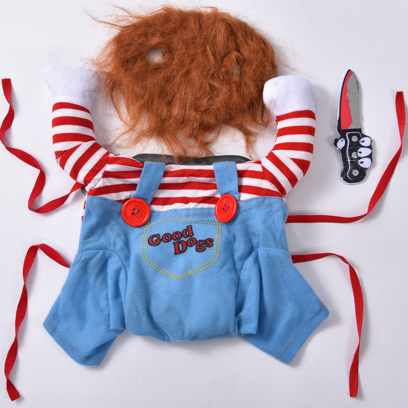 Funny Cosplay Clothes Novelty Puppy Halloween Costumes Sweatshirt Christmas Festival Party Outfit Pet Dress Dog Coat