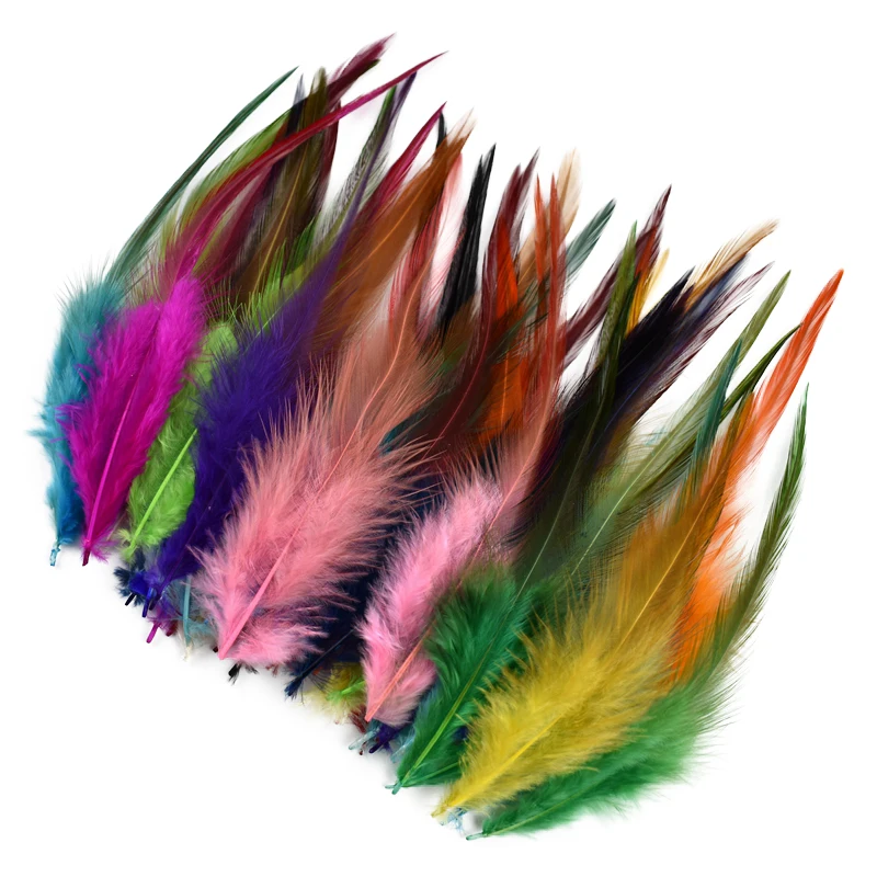 20Pcs Colored Pheasant Feathers for Crafts Jewelry Dream Catcher Natural Chicken Cock Carnival Handicraft Accessories Decoration