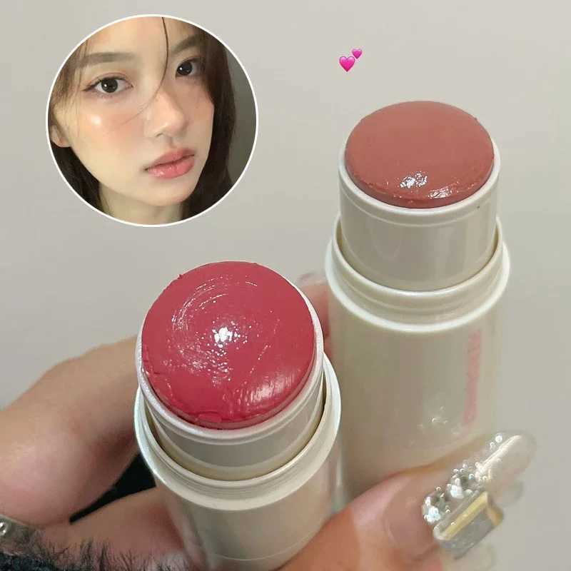 Double-ended Blush Stick Soft Face Brightening Highlight Blusher Stick Peach Pink Water Light Cheek Tint Korean Makeup CosmeticsXJ241111