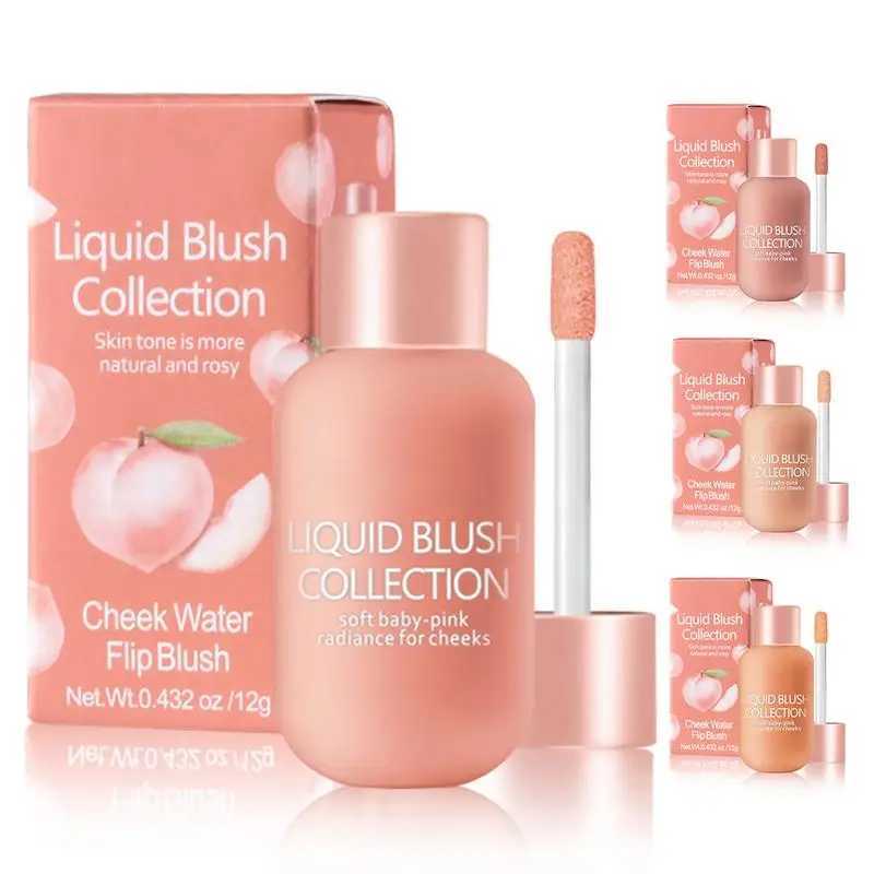 New Liquid Cheek Blush Facial Nourishing Blusher Gel Cream Multi-purpose For Eyes Lips Makeup Blush Stick CosmeticsXJ241111