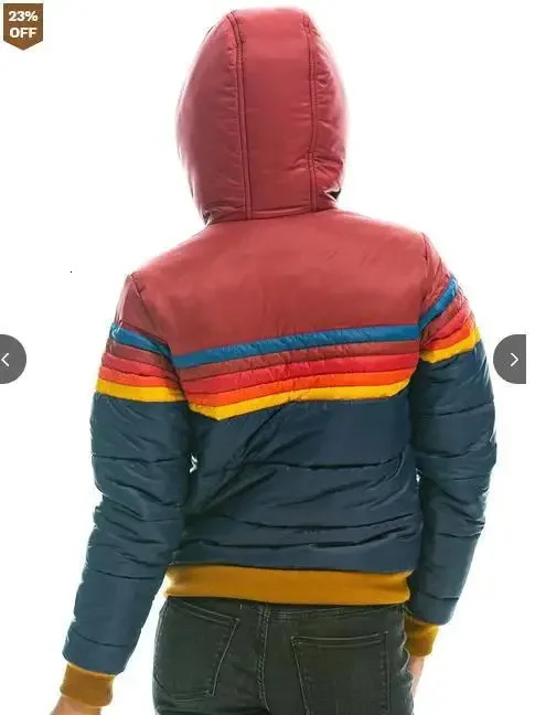 Winter Womens Jacket Hooded Parkas Oversize Pocket Back Velvet Female Trendy Fashion Thick Warm Cotton Coat Lady Clothing 241111
