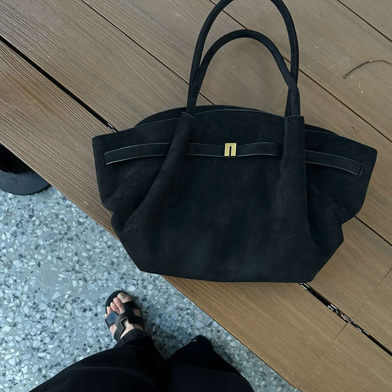 Same Style As Blogger New Niche Handbags Matte Suede Leather Women's Bags Street Dressing