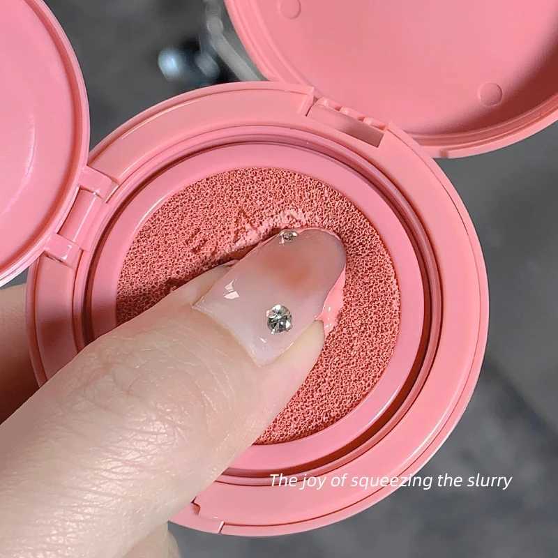 Air Cushion Blush Mushroom Head Lazy Air Cushion Waterproof Lasting Blusher Palette Cheek Contour Natural Cheek Tint CosmeticsXJ241111