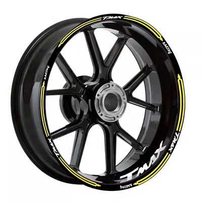 Reflective Motorcycle Wheel Rim Sticker Scooter Hub Stripe Tape Decal Accessori Waterproof For Yamaha TMAX 500 TMAX560 TMAX530