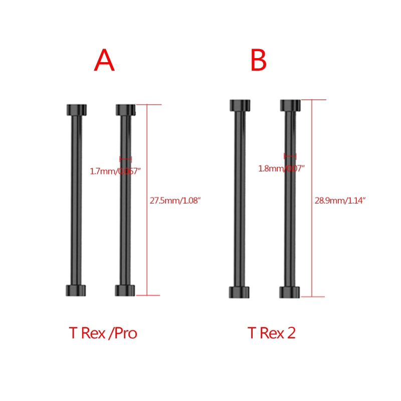 1 Set For Amazfit T-Rex /T-Rex Pro/T Rex 2 Watch Band new 2025 Connector Screw Tool Rod Metal Adapter Pin Screwdrivers Accessories