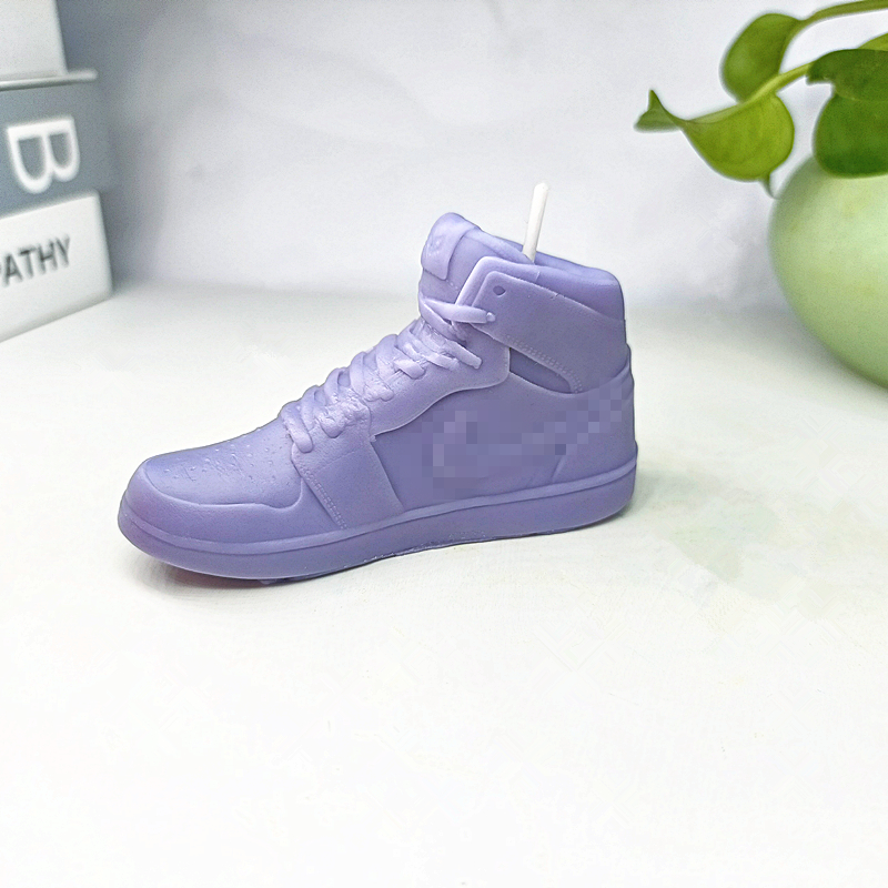 Sneakers Candle Moulds Silicone Sporting Shoes Wax Mold Handmade Birthday Christmas Gift for Making Cake Accessories Table Decor