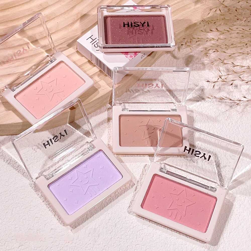Smart clear monochrome blush matte natural whitening brightening cheeks purple nude makeup fine flash rougeXJ241111