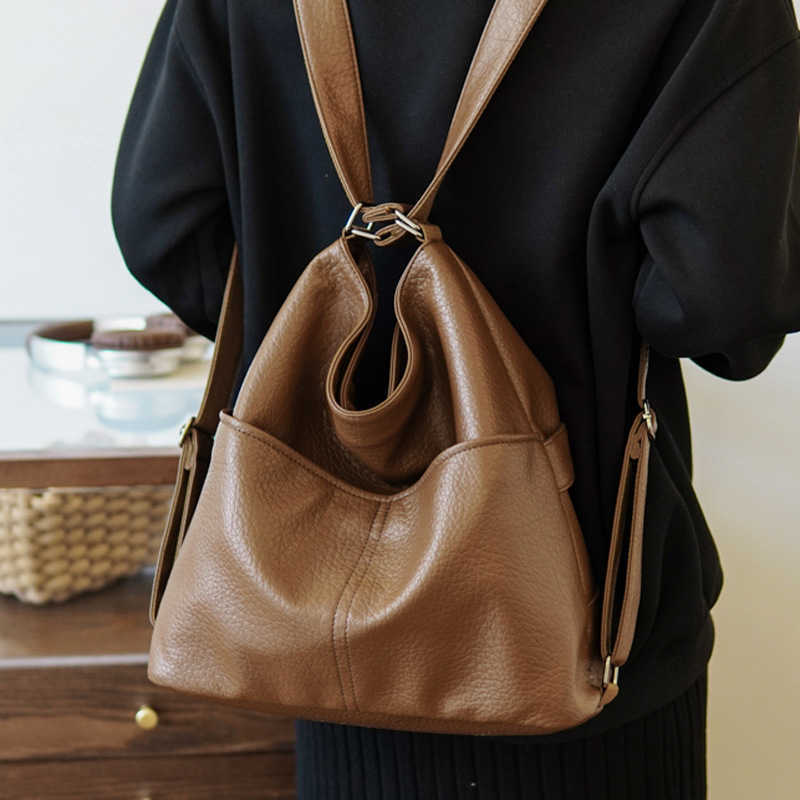 Tote Bag For Women 2024 New Versatile Luxury High Capacity Commuting Backpack Autumn/Winter Outing Backpack