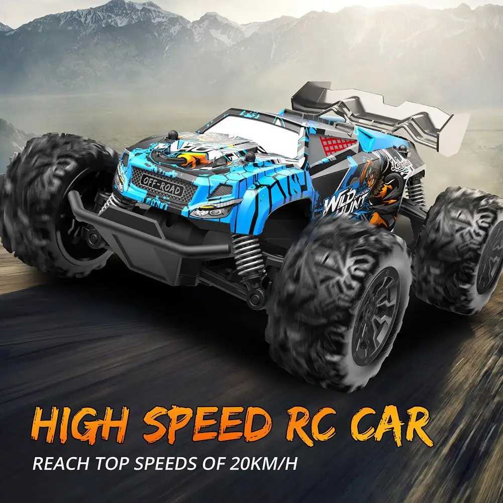 Free shipping Electric/RC 2.4g Remote Control 4wd Drift Car 20km/H Power Motor Independent Shock Absorber Anti-Crash Rc Vehicle Children Toys Gift