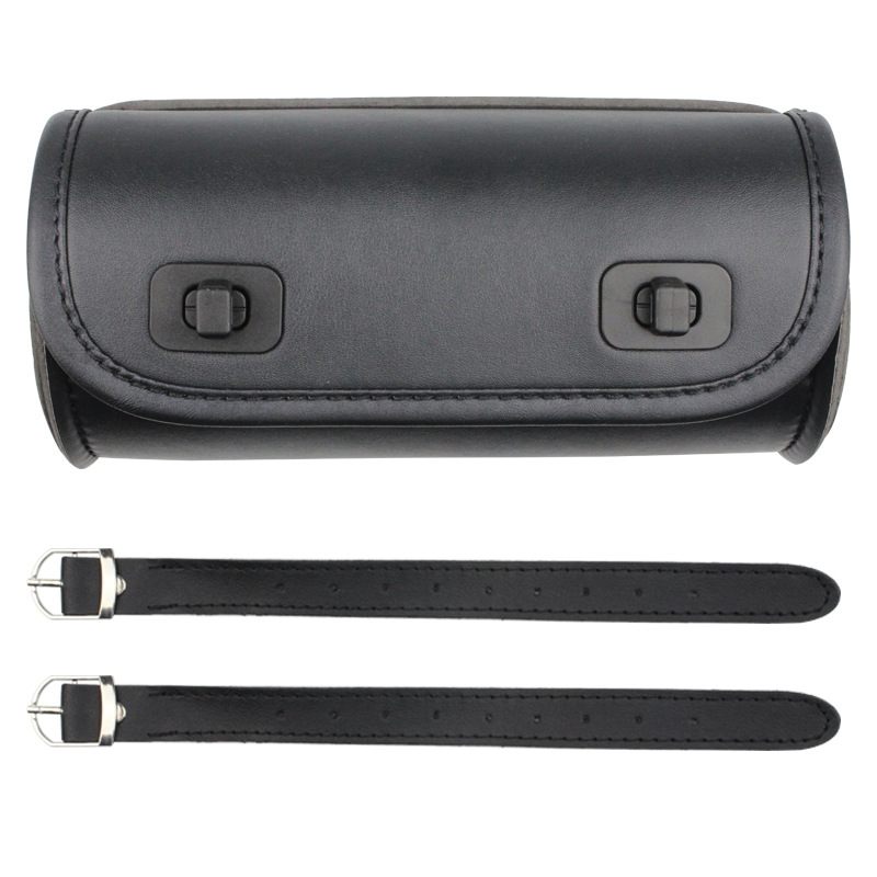 Universal Motorcycle Modified Front Dirt Bike Storage Kit Cycling Vintage Leather Bag