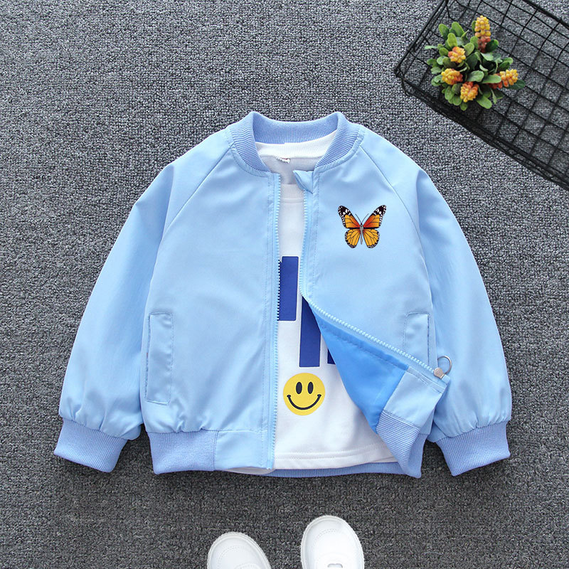 Girls' outerwear Spring and Autumn 2024 new style Spring and Autumn children's windbreaker Children's clothing free shipping