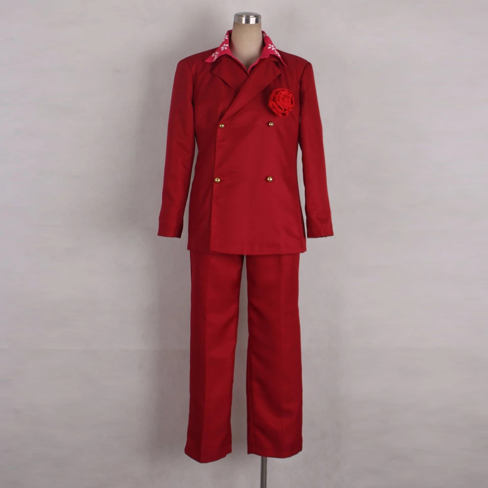 Anime One Piece Marines Admiral Sakazuki Admiral Akainu Whole Jackets Hat Glove Set Cosplay Costume With Red Uniforms Suit