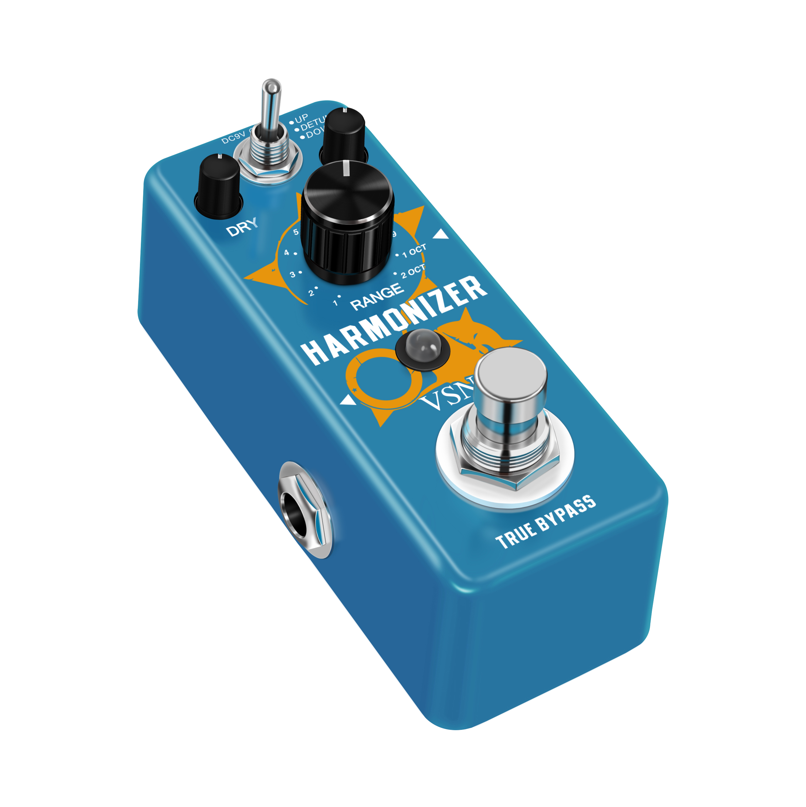 VSN Guitar Harmonizer Pedal Digital Pitch Effect Pedals Original Signal To Create Harmony Pitch Shift Detune