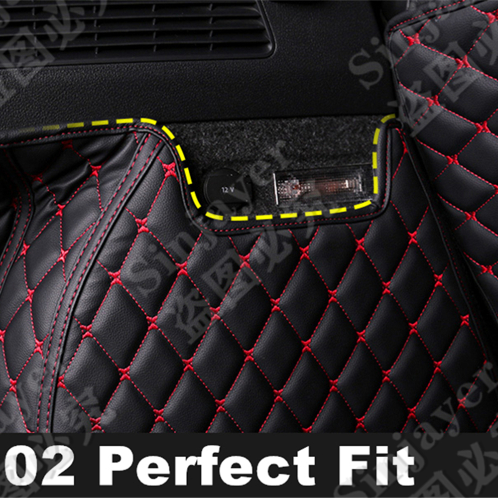 Car Fit Trunk Custom Mat For BYD Dolphin EA1 2023 2022 2021 Rear Cargo Liner Tail Boot Tray lage Pad Carpet Parts Accessories smile