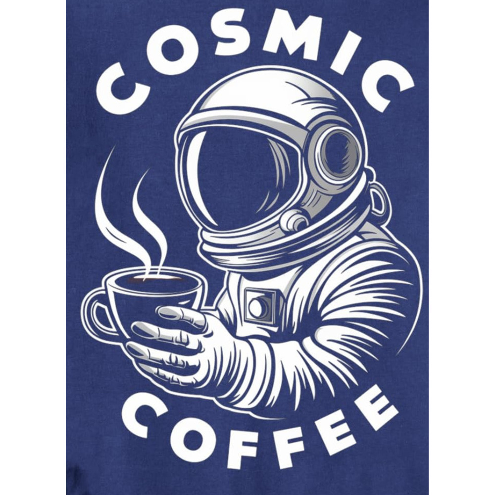 Long Sleeve Shirts for Men sweatshirt Astronaut Coffee Space Galaxy Universe Planets Rocketship Sweatshirt T shirt Tee Streetwear Casual tops clothes