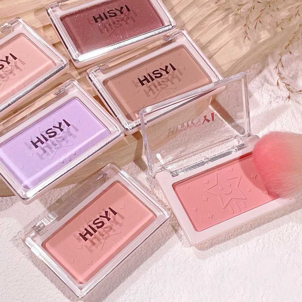 Smart clear monochrome blush matte natural whitening brightening cheeks purple nude makeup fine flash rougeXJ241111