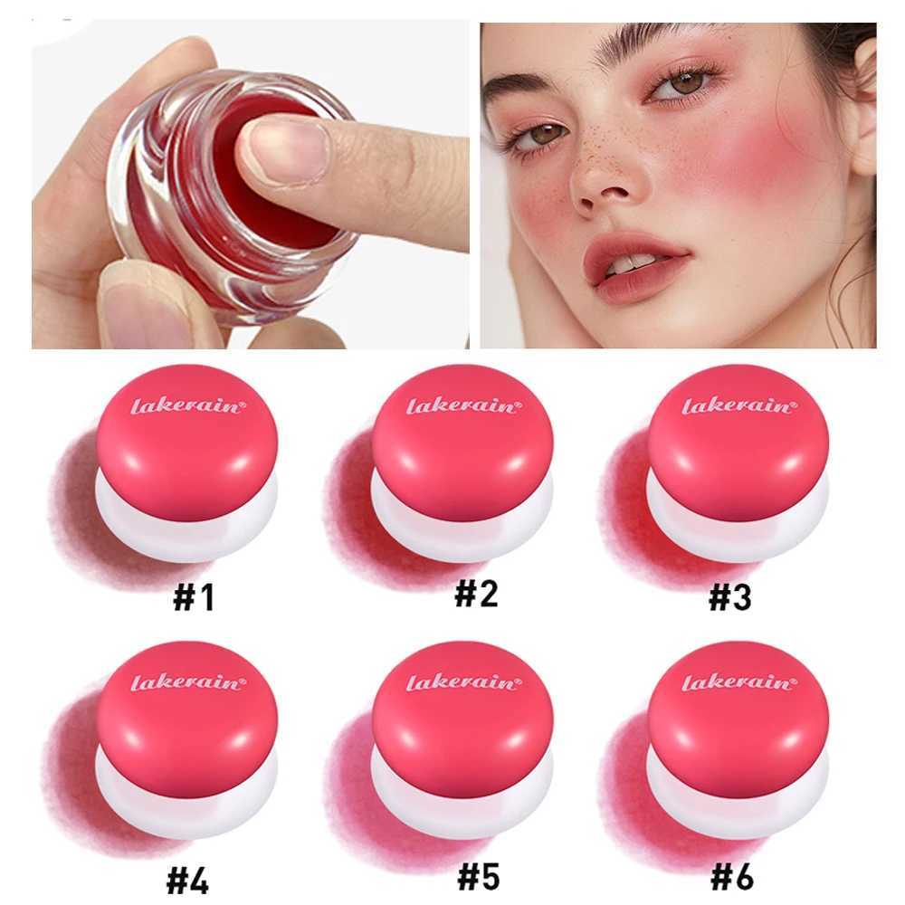 Lip Cheek Blurry Pudding Pot High Color Rendering Makeup Blush Buildable Lightweight Multi-Use Contour Creamy Matte Blush MudXJ241111